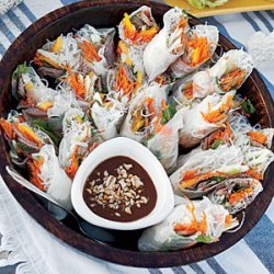 Hoisin Beef Spring Rolls