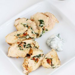 Cheesy Spinach Stuffed Chicken