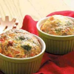 Bacon-Broccoli Quiche Cups