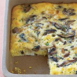 Wild Mushroom-Egg Bake