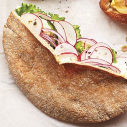 Hummus-Stuffed Pitas