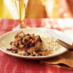 Pan-Seared Pork Chops with Dried Fruit