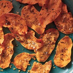 Microwave Sweet Potato Chips