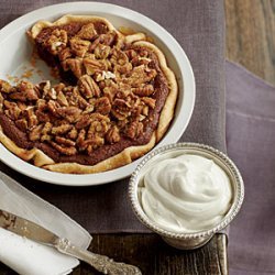 Chocolate-Pecan Chess Pie