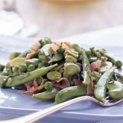 Fava, Sweet Pea, and Sugar Snap Salad