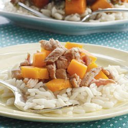 Pork and Squash Stir-Fry