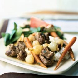 Mustard and Tarragon Braised Lamb