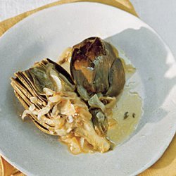 Lemon-Braised Artichokes