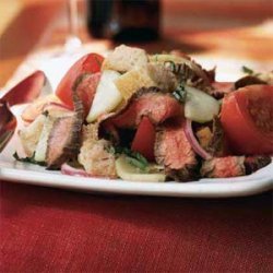 Sourdough Panzanella with Grilled Flank Steak