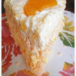 Easter Orange Coconut Cake