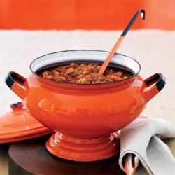 Devilish Chorizo Chili with Hominy