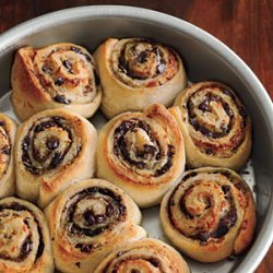 Easy Asiago-Olive Rolls