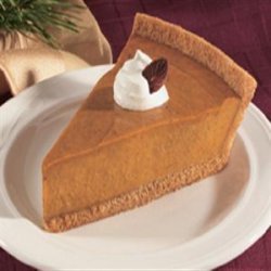 Light and Creamy Pumpkin Pie