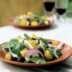 Orange, Arugula, and Kalamata Olive Salad