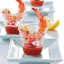 Shrimp with Zesty Cocktail Sauce