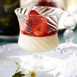 Panna Cotta al Mascarpone con Fragole