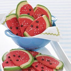 Watermelon Slice Cookies