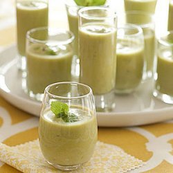 Chilled Pea Soup Shooters