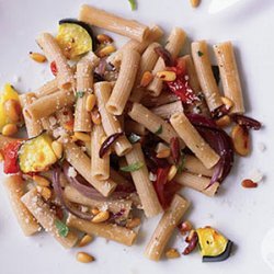 Whole Wheat Rigatoni with Roasted Vegetables