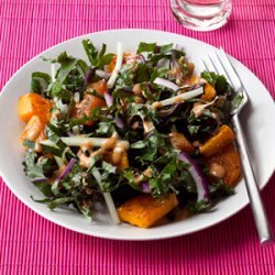 Roasted Squash and Kale Salad