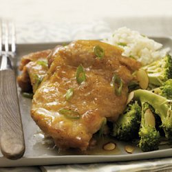 Chicken Thighs with Orange-Ginger Glaze