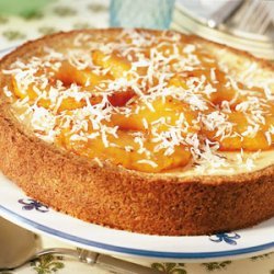 Pineapple Cheesecake with Haupia Sauce