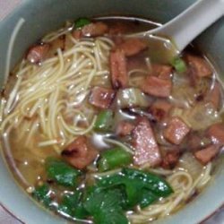 Nepali style noodles (Thukpa)