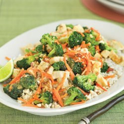 Peanut-Broccoli Stir-fry