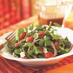 Arugula, Roasted Tomato, and Goat Cheese Salad