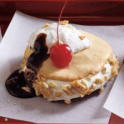 Banana Split Ice-Cream Sandwiches