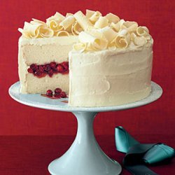 Cranberry Obsession Snow Cake