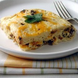 Veggie Sausage and Egg Strata