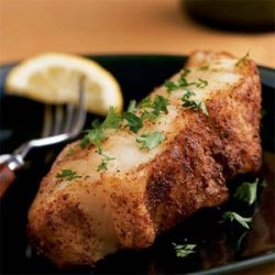 Cumin-Crusted Chilean Sea Bass