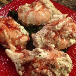 Gorgonzola-Stuffed Chicken Breasts with Strawberry Gastrique