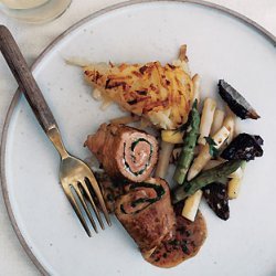 Veal Rolls Stuffed with Spinach and Gruyère