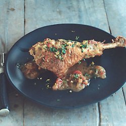 Garlic-Braised Beef Shanks