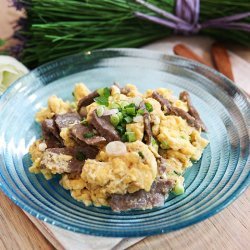 Scrambled Eggs and Beef