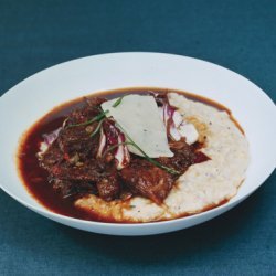 Lamb Shank Ragù with Anson Mills Grits