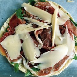 Flatbread Stuffed with Cheese and Prosciutto (Torta al Testo )