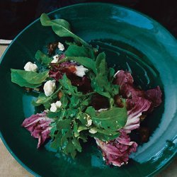 Arugula and Radicchio with Feta and Dates