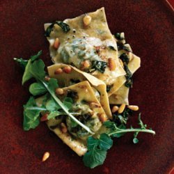 Arugula and Goat Cheese Ravioli