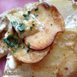 Potato and Blue Cheese Gratin