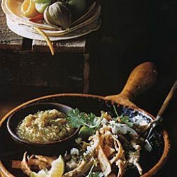 Chilaquiles with Turkey and Roasted Tomatillo Salsa