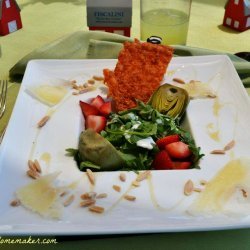 Beet and Beet Green Risotto with Horseradish