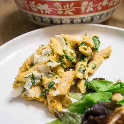 Pasta with Butternut Squash and Spinach