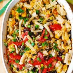 Mexican Pasta with Black Beans