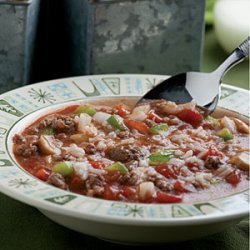 Unstuffed Green Pepper Soup