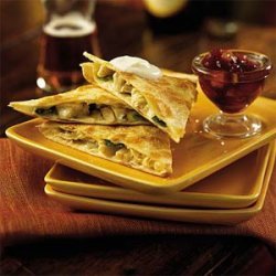 Jack Quesadillas with Cranberry Salsa