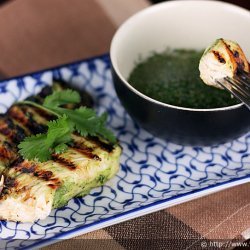 Thai Grilled Chicken with Cilantro Dipping Sauce