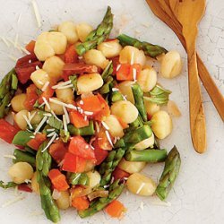 Fresh Tomato-and-Asparagus Gnocchi